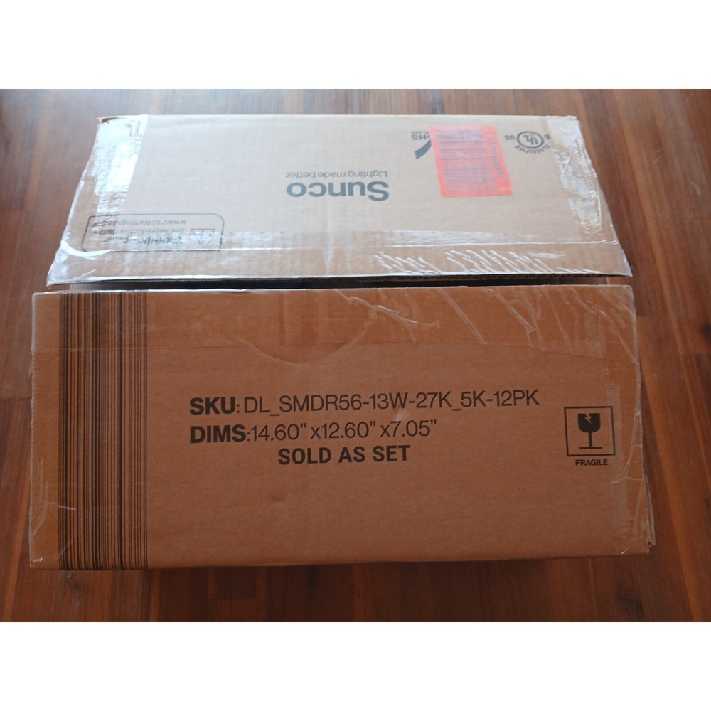 LED Can Lights Retrofit Recessed Lighting Dimmable 13W 12 Pack TP24 or E26 Sunco